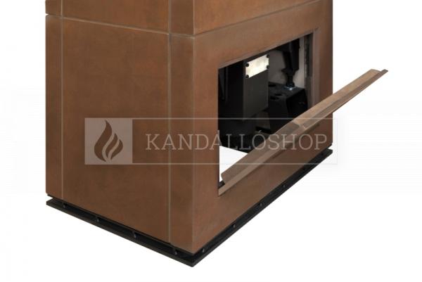 Hein Solid L nagyformátumú kerámia lapokkal minden oldalról, minőséges kandallóbetéttel kandalloshop
