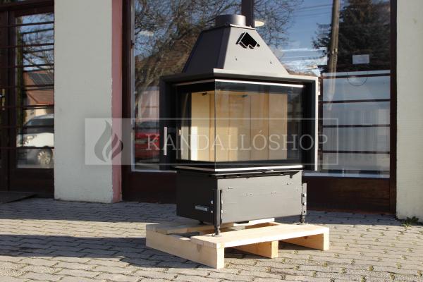 Kobok Chopok R 90 S/450 L/P 670/450 510 570 modern, minőségi, masszív sarki kandallóbetét kandalloshop