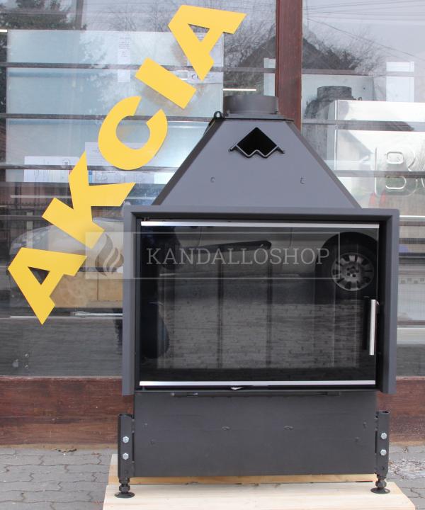 Kobok Chopok L 73 LD 730/510, RP2, SM, VŠ-lak čierny, KRO-CH-C 3S sík üvegű kandallóbetét kandalloshop