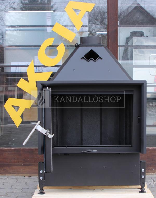 Kobok Chopok L 73 LD 730/510, RP2, SM, VŠ-lak čierny, KRO-CH-C 3S sík üvegű kandallóbetét kandalloshop