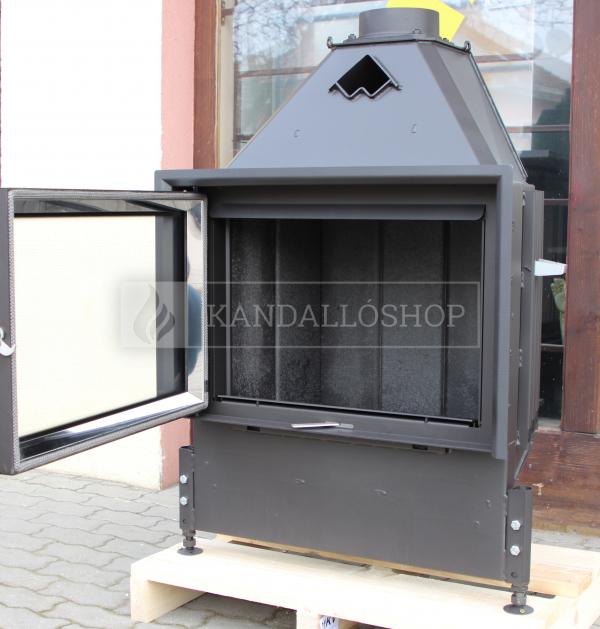 Kobok Chopok L 73 LD 730/510, RP2, SM, VŠ-lak čierny, KRO-CH-C 3S sík üvegű kandallóbetét kandalloshop