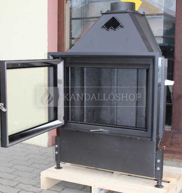 Kobok Chopok L 73 LD 730/510, RP2, SM, VŠ-lak čierny, KRO-CH-C 3S sík üvegű kandallóbetét kandalloshop