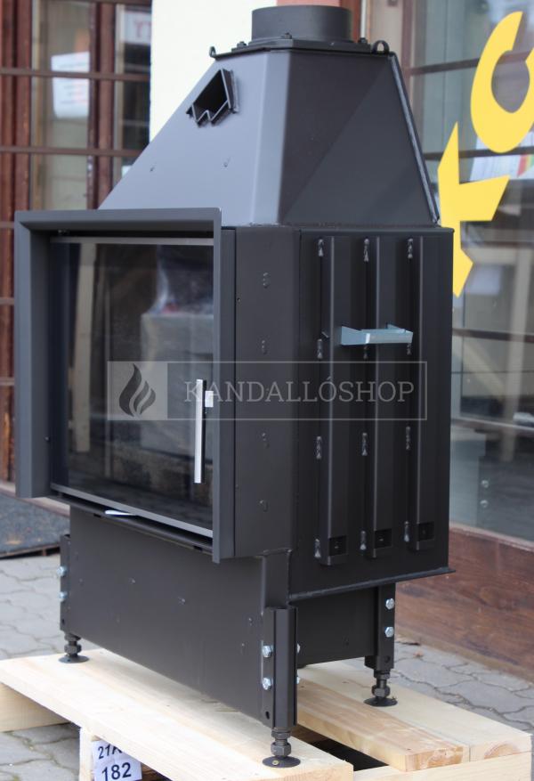 Kobok Chopok L 73 LD 730/510, RP2, SM, VŠ-lak čierny, KRO-CH-C 3S sík üvegű kandallóbetét kandalloshop