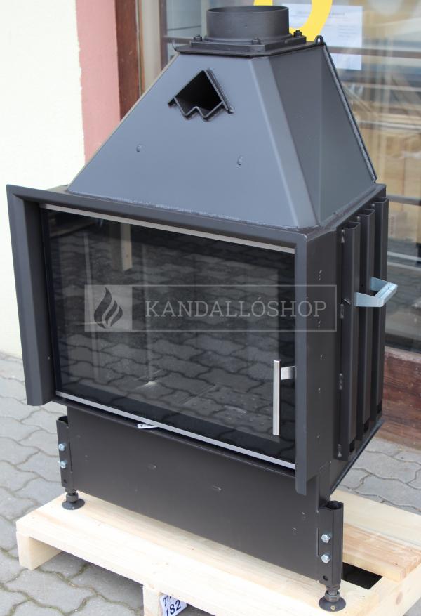 Kobok Chopok L 73 LD 730/510, RP2, SM, VŠ-lak čierny, KRO-CH-C 3S sík üvegű kandallóbetét kandalloshop