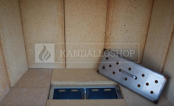 Kobok Kazeta 730/450, SM, 3C takarókeret sík üvegű légfűtéses kandallóbetét kandalloshop