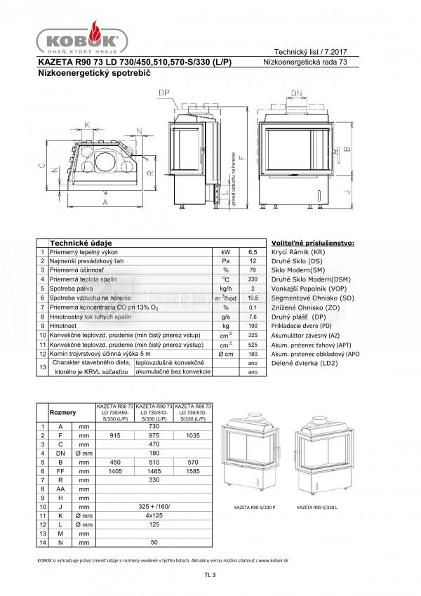 Kobok Kazeta R90-S/330 730/440 500 560 minőségi, modern kandallóbetét alacsony energiaigényű házba kandalloshop