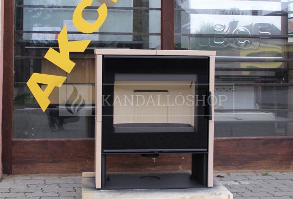 Romotop ALEDO 01 minőségi, acél kályha kerámia borítással kandalloshop
