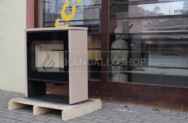 Romotop ALEDO 01 minőségi, acél kályha kerámia borítással kandalloshop