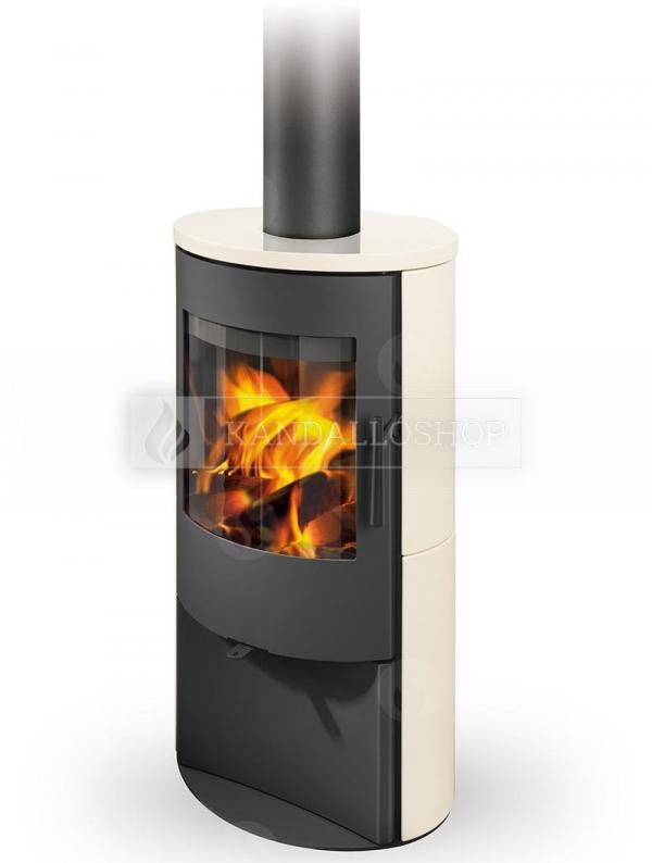 Romotop ALPERA E01 minőségi, acél kályha kerámia borítással kandalloshop