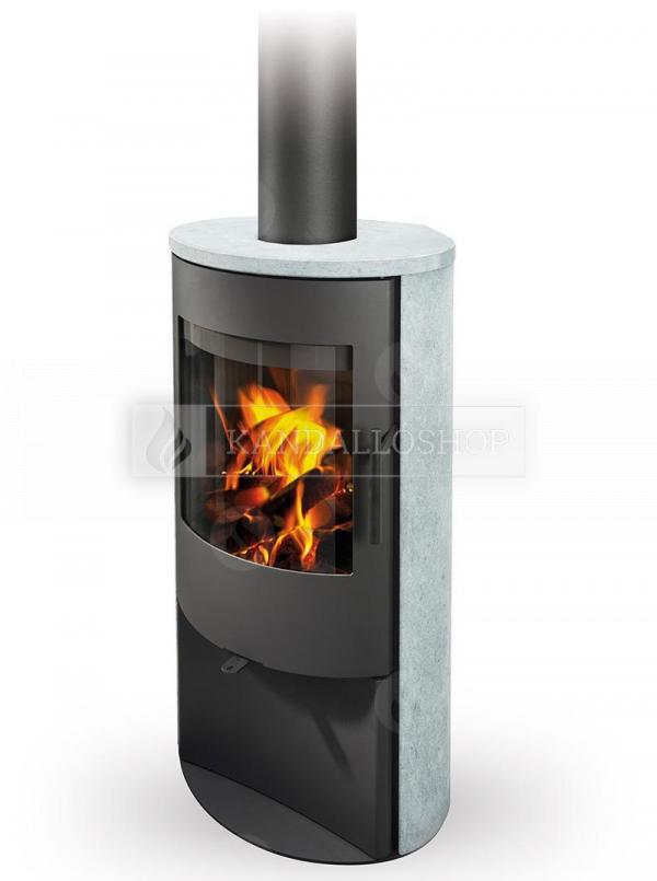 Romotop ALPERA E02 minőségi, acél kályha zsírkő borítással kandalloshop