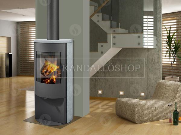 Romotop ALPERA E02 minőségi, acél kályha zsírkő borítással kandalloshop