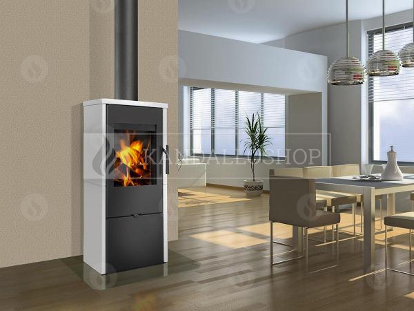 Romotop ALPERA F01 minőségi, acél kályha kerámia borítással kandalloshop