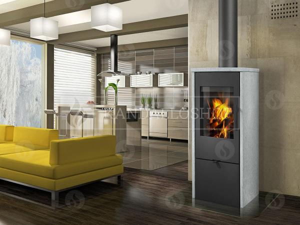Romotop ALPERA F02 minőségi, acél kályha zsírkő borítással kandalloshop