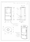 Romotop EVORA 03 lemez modern, minőségi, acél kályha kandalloshop