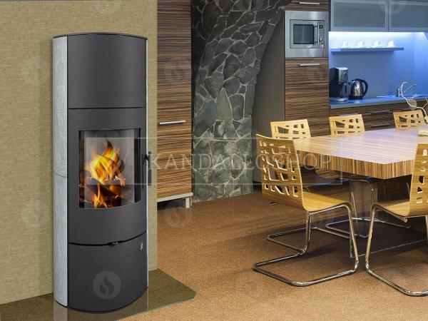 Romotop EVORA 02 AKUM hőtárolós, zsírkő, lemez modern, minőségi, acél kályha kandalloshop