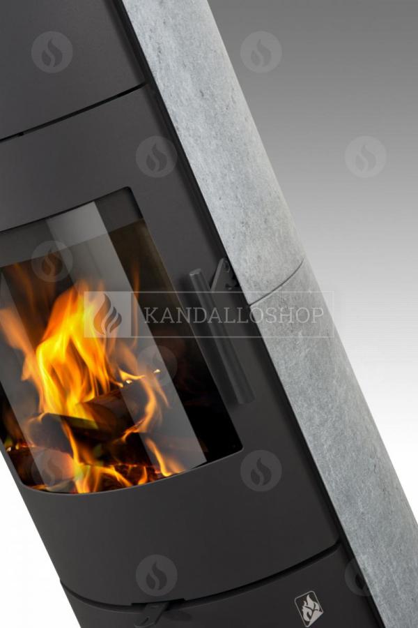 Romotop EVORA 02 AKUM hőtárolós, zsírkő, lemez modern, minőségi, acél kályha kandalloshop