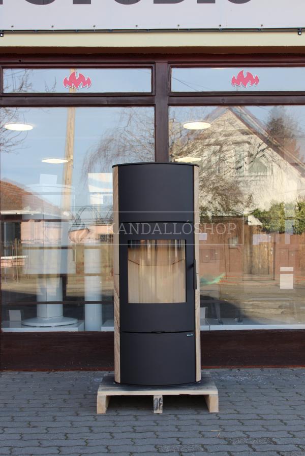 Romotop EVORA 04 AKUM hőtárolós, homokkő, lemez modern, minőségi, acél kályha kandalloshop