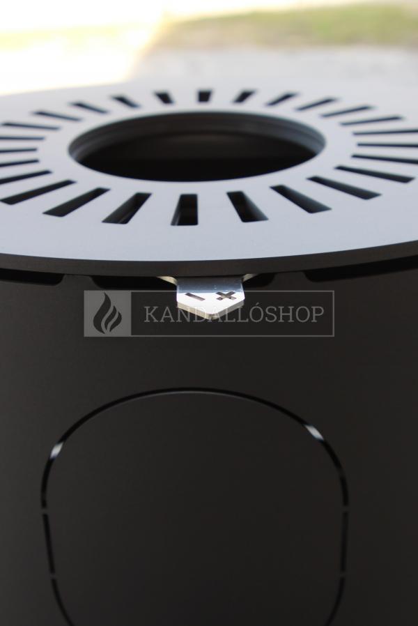 Romotop EVORA 04 AKUM hőtárolós, homokkő, lemez modern, minőségi, acél kályha kandalloshop