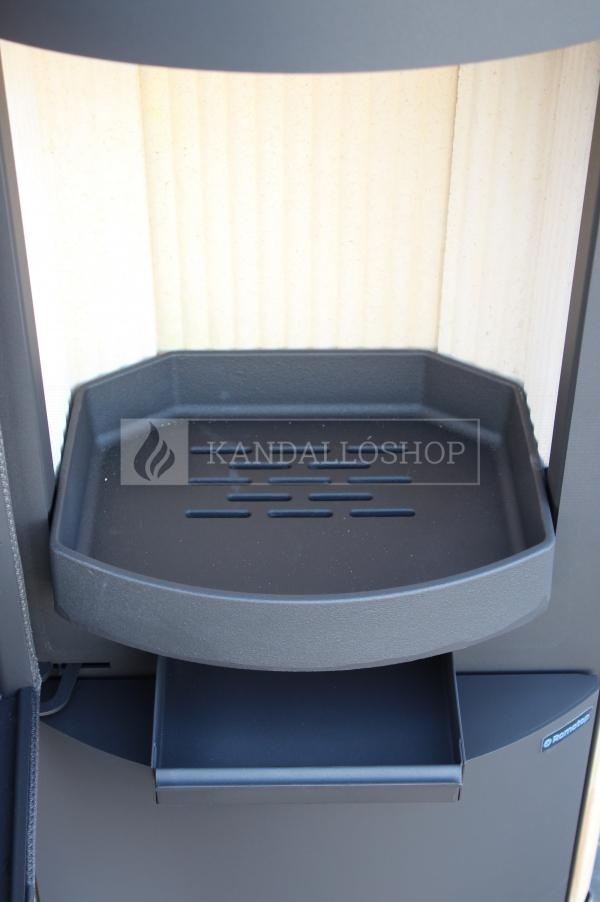 Romotop EVORA 04 AKUM hőtárolós, homokkő, lemez modern, minőségi, acél kályha kandalloshop
