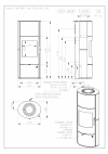 Romotop EVORA 04 AKUM hőtárolós, homokkő, lemez modern, minőségi, acél kályha kandalloshop