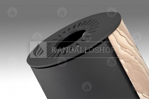 Romotop EVORA 04 AKUM hőtárolós, homokkő, lemez modern, minőségi, acél kályha kandalloshop