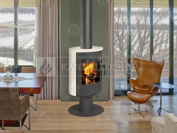 Romotop EVORA 01 T  kerámia, lemez, modern, minőségi, acél kályha kandalloshop