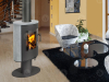 Romotop EVORA 02 T  zsírkő, lemez, modern, minőségi, acél kályha kandalloshop