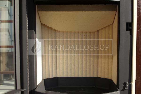 Romotop LAREDO 01  kerámia, lemez, modern, minőségi, acél kályha kandalloshop