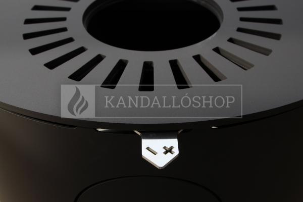 Romotop LAREDO 01 AKUM hőtárolós, kerámia, lemez modern, minőségi, acél kályha kandalloshop