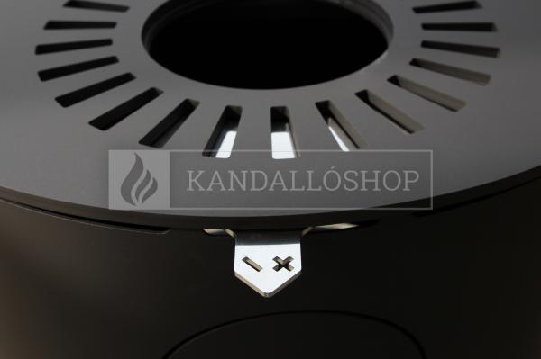 Romotop LAREDO 01 AKUM hőtárolós, kerámia, lemez modern, minőségi, acél kályha kandalloshop