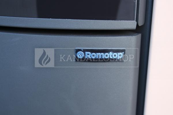 Romotop LAREDO 01 AKUM hőtárolós, kerámia, lemez modern, minőségi, acél kályha kandalloshop