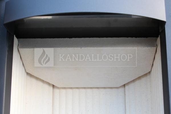 Romotop LAREDO 01 AKUM hőtárolós, kerámia, lemez modern, minőségi, acél kályha kandalloshop