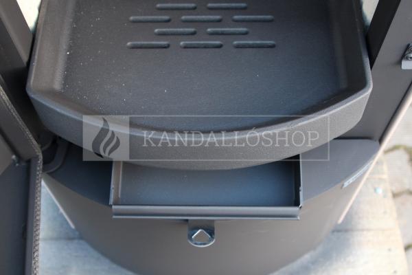 Romotop LAREDO 01 AKUM hőtárolós, kerámia, lemez modern, minőségi, acél kályha kandalloshop