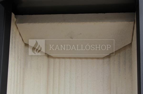 Romotop LAREDO 04 AKUM hőtárolós, homokkő, lemez modern, minőségi, acél kályha kandalloshop