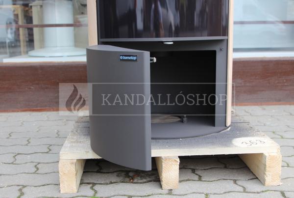 Romotop LAREDO 04 AKUM hőtárolós, homokkő, lemez modern, minőségi, acél kályha kandalloshop