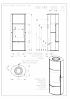 Romotop LAREDO 04 AKUM hőtárolós, homokkő, lemez modern, minőségi, acél kályha kandalloshop