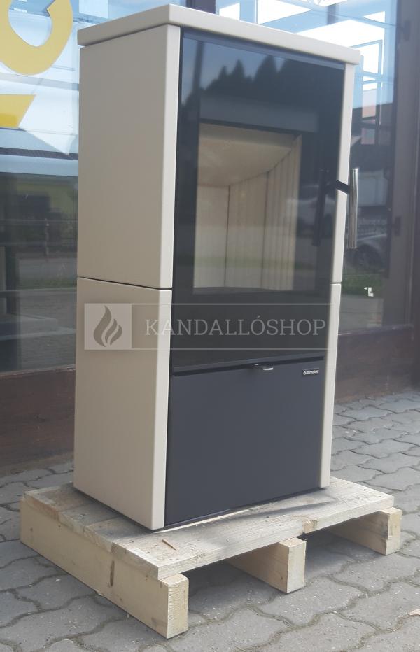 Romotop LAREDO F 01 acél kályha kerámia borítással, elefántcsont kandalloshop