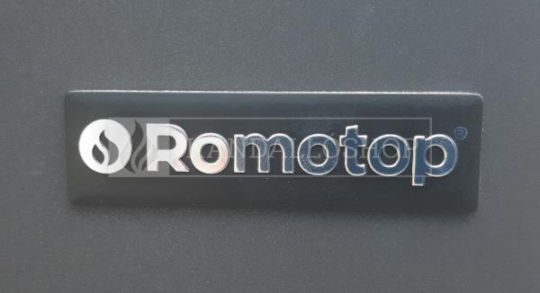 Romotop LAREDO F 01 acél kályha kerámia borítással, elefántcsont kandalloshop