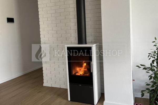 Romotop LAREDO F 01 minőségi, acél kályha kerámia borítással kandalloshop