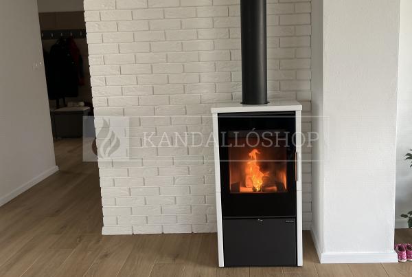 Romotop LAREDO F 01 minőségi, acél kályha kerámia borítással kandalloshop