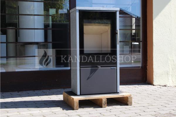 Romotop LAREDO F 02  zsírkő, lemez, modern, minőségi, acél kályha kandalloshop