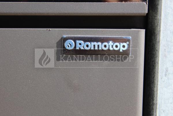 Romotop LAREDO F 02  zsírkő, lemez, modern, minőségi, acél kályha kandalloshop