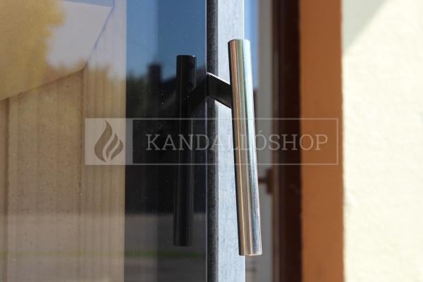 Romotop LAREDO F 02  zsírkő, lemez, modern, minőségi, acél kályha kandalloshop