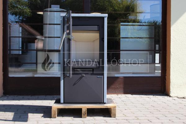 Romotop LAREDO F 02  zsírkő, lemez, modern, minőségi, acél kályha kandalloshop