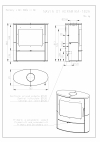 Romotop Navia 01 kerámia, lemez, modern, minőségi, acél, kandallókályha széles üveggel kandalloshop