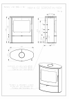 Romotop Navia 02 zsírkő, lemez, modern, minőségi, acél, kandallókályha széles üveggel kandalloshop