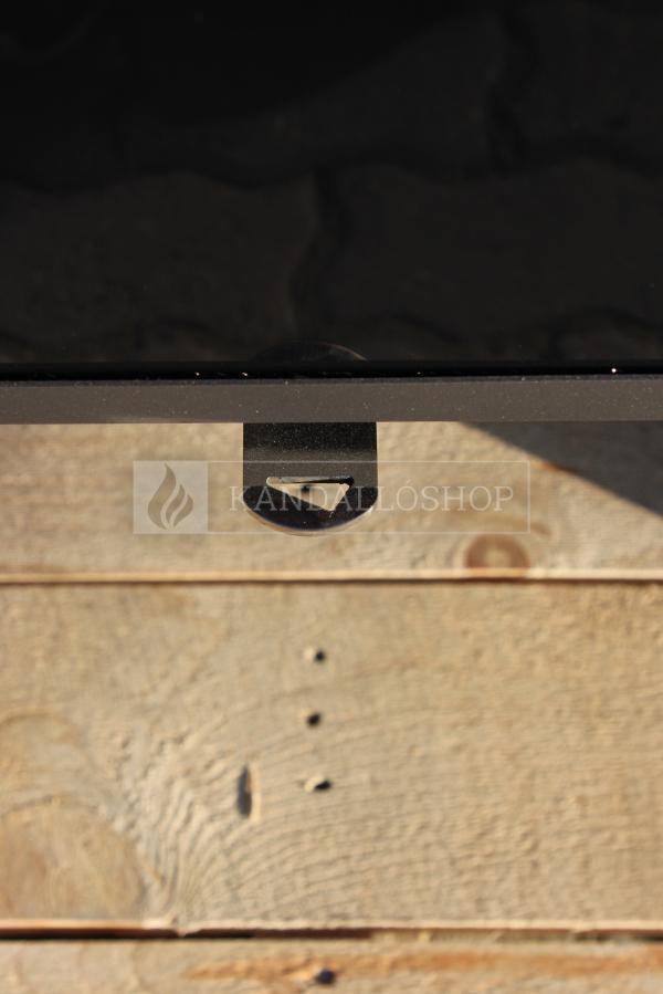 Romotop Riano N02 kerámia, lemez, modern, minőségi, acél, kandallókályha széles üveggel kandalloshop