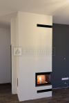 Romotop Heat R/L 2g S 60.44.33.13 minőségi acél, légfűtéses, sarki kandallóbetét kandalloshop
