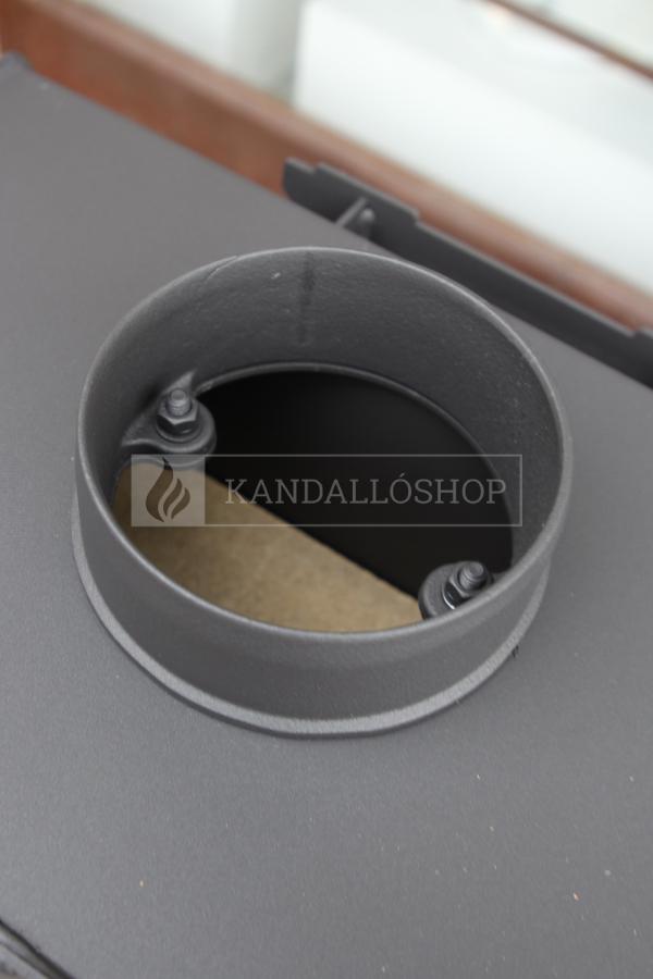 Romotop Heat R/L 2g S 60.44.33.13 minőségi acél, légfűtéses, sarki kandallóbetét kandalloshop