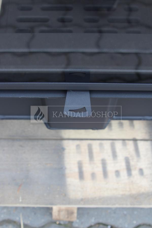 Romotop Heat R/L 2g S 60.44.33.13 minőségi acél, légfűtéses, sarki kandallóbetét kandalloshop